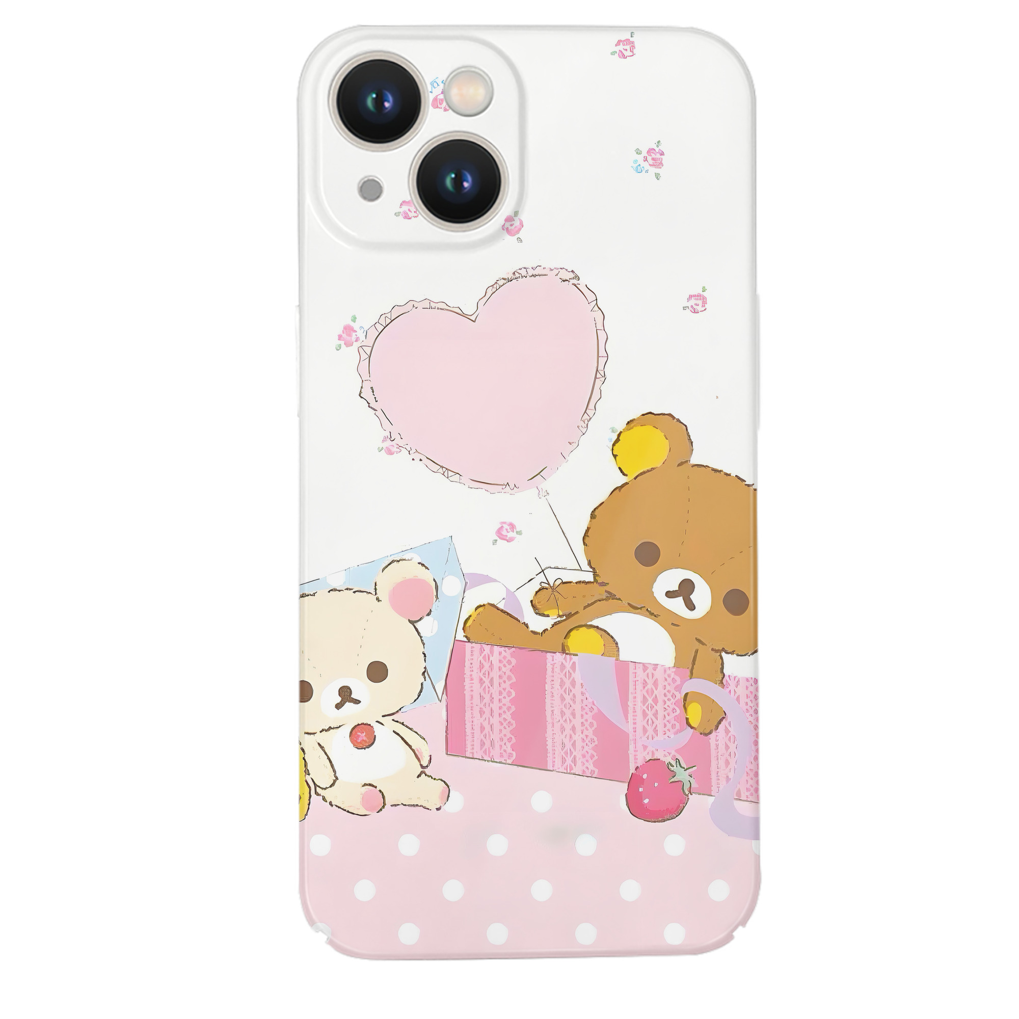 （画像用） リラックマ リラックマ キイロイトリ Rilakkuma Korilakkuma Kiiroitori 【iPhone 14シリーズ対応】ハードケース